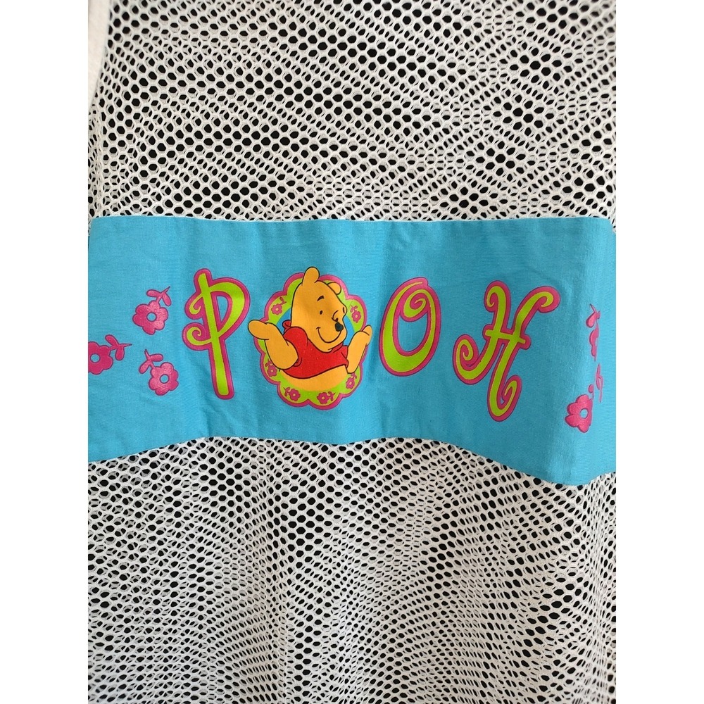 90's Vintage Disney Winnie The Pooh Dress Cover Up Summer Pool Beach Retro R O/S - Picture 3 of 7